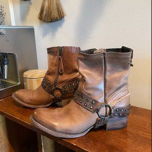 FREEBIRD Ramone Booties (Brown) SIZE 9-10
